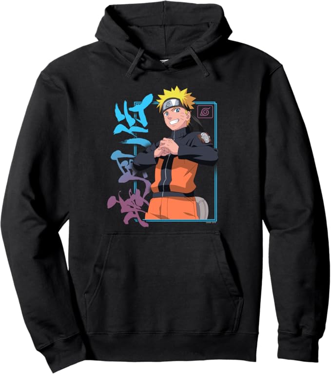 Naruto Hoodie Hot Topic Exclusive.
Naruto Shippuden Naruto Kanji Frame Pullover Hoodie