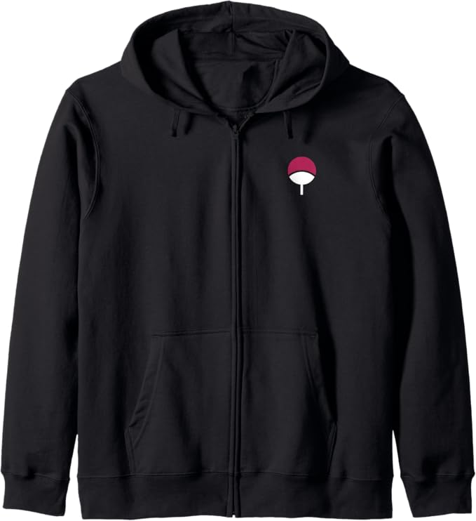 Primitive Naruto Hoodie. 
Naruto Shippuden Sasuke Symbol Zip Hoodie